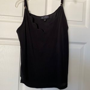 Scallop neck tank top from sweet wanderer